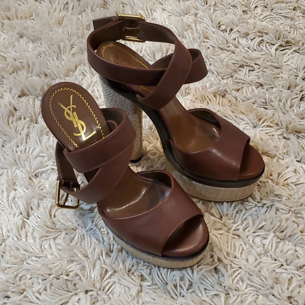 Platform ysl sandals